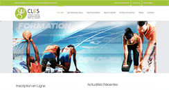 Desktop Screenshot of cles-sport.com